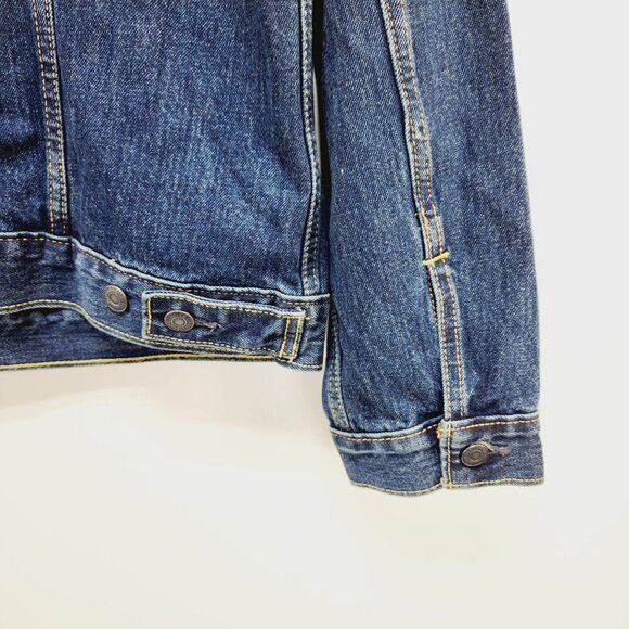 Levi's Men's Trucker Denim Jacket Size L blue New - Picture 9 of 10